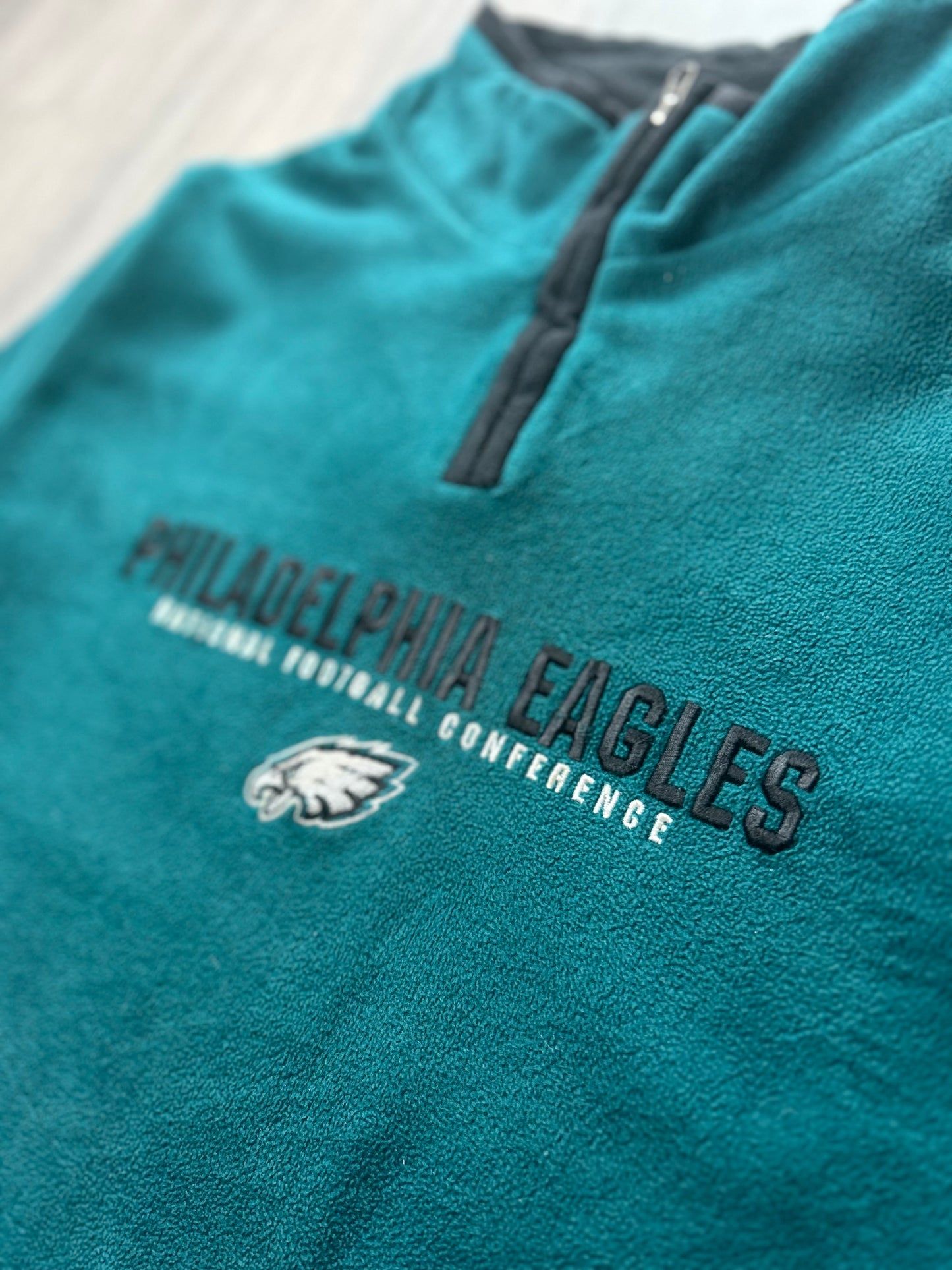 Vintage NFL Philadelphia Eagles Quarter Zip Fleece