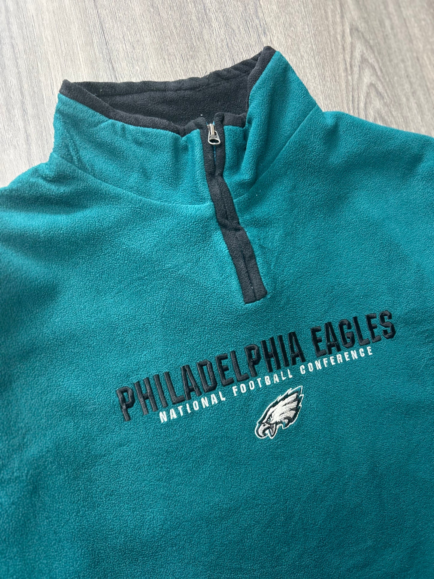 Vintage NFL Philadelphia Eagles Quarter Zip Fleece